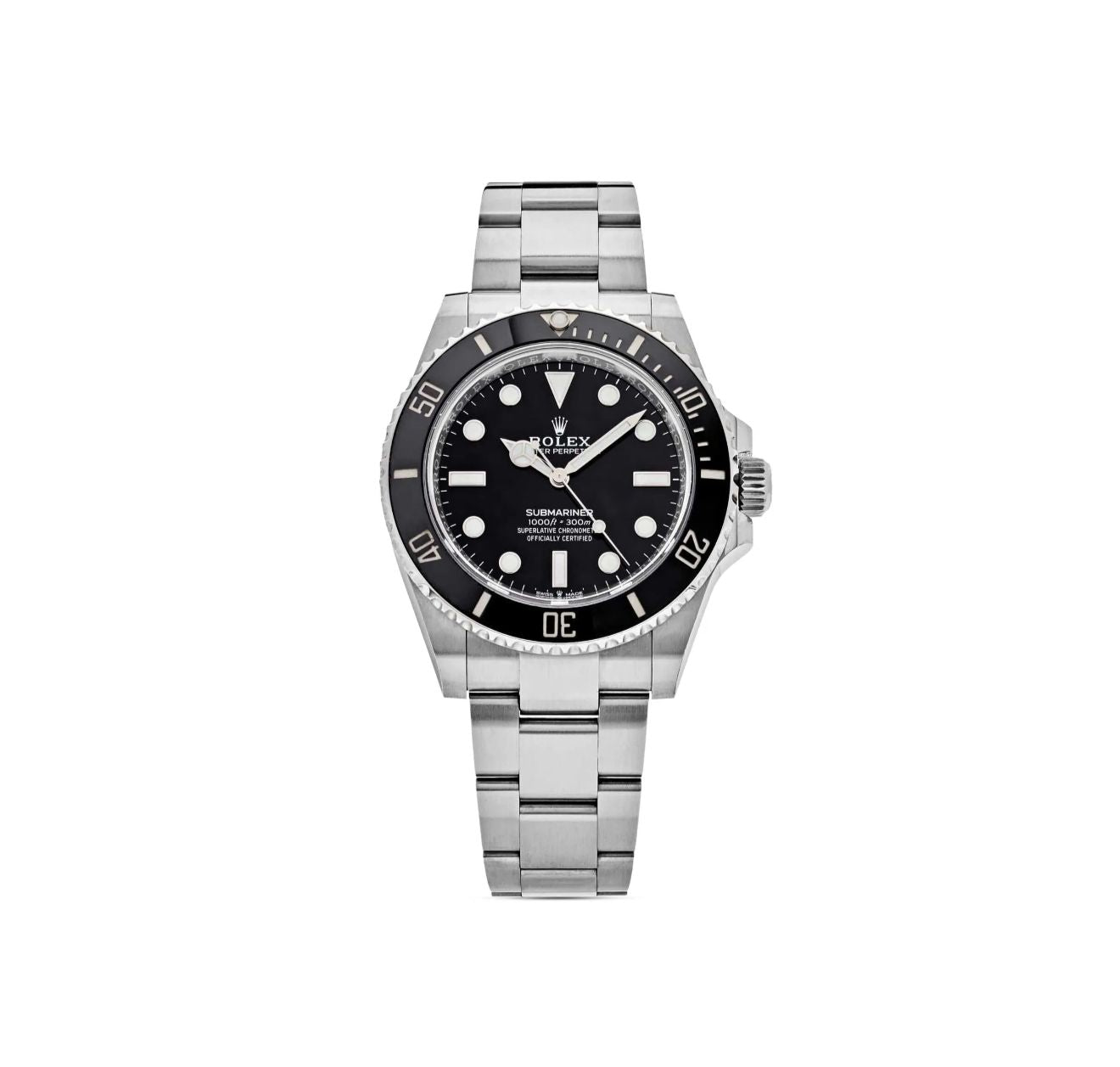 Rolex Submarine Acero Deportivo Bisel Negro