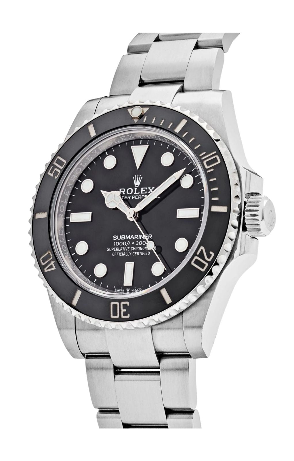 Rolex Submarine Acero Deportivo Bisel Negro